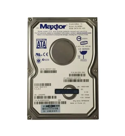 6L080MO - Maxtor DiamondMax 10 80GB 7200RPM SATA 1.5Gb/s 8MB Cache 3.5-inch Hard Drive