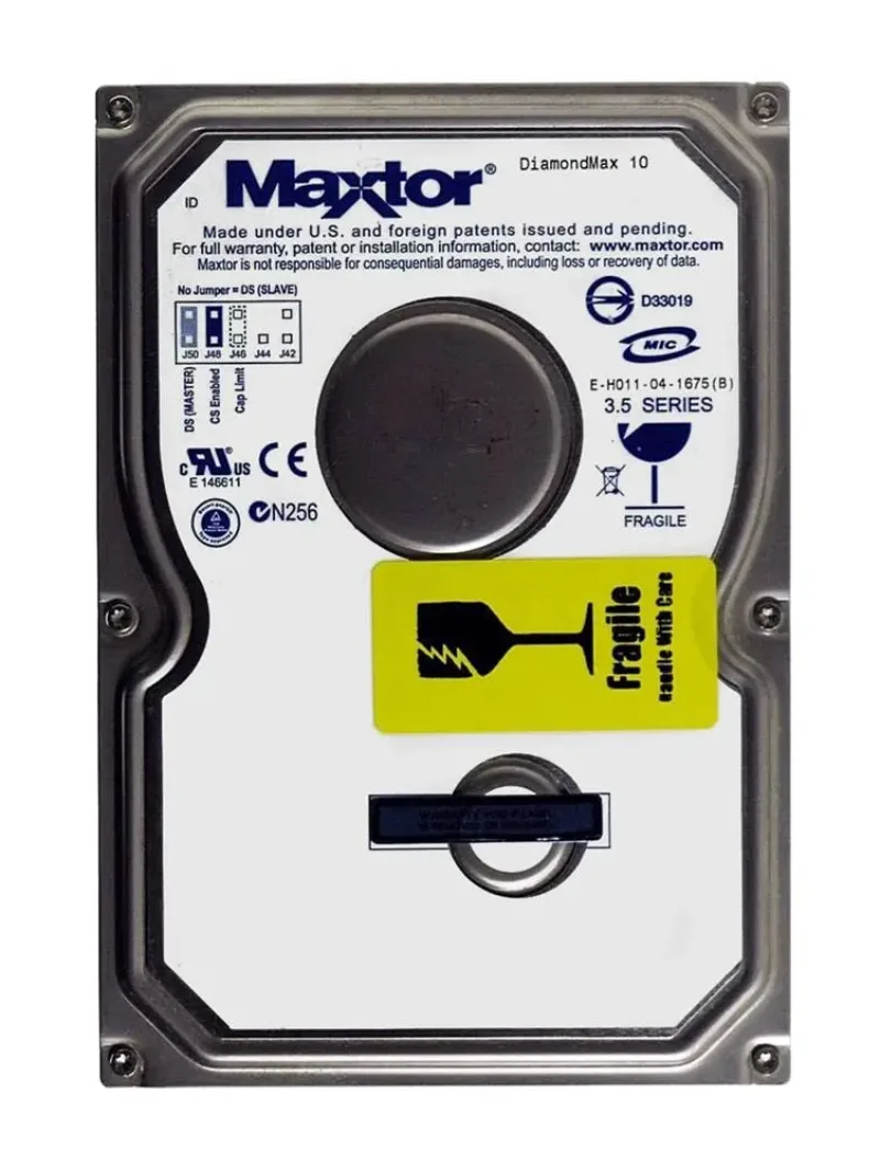 6L250R0 - Maxtor DiamondMax 10 250GB 7200RPM ATA-133 16MB Cache 3.5-inch Hard Drive