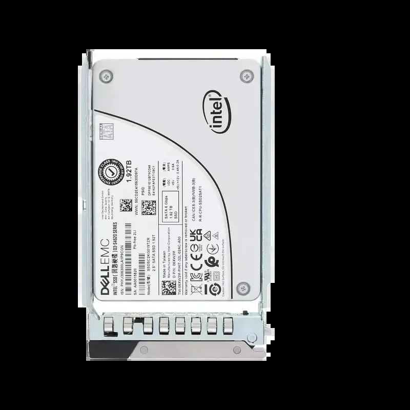 Dell 6XW3M 1.92TB SATA 6Gb/s Mixed Use 3DWPD Hot-Pluggable 2.5-Inch Solid State Drive