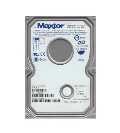 6Y080L0030472 - Maxtor 80GB 7200RPM IDE Hard Drive