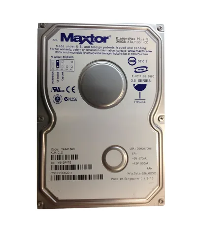 6Y200P0 - Maxtor 200GB 7200RPM Ata-133 Buffer 8MB 3.5-inch Hard Drive