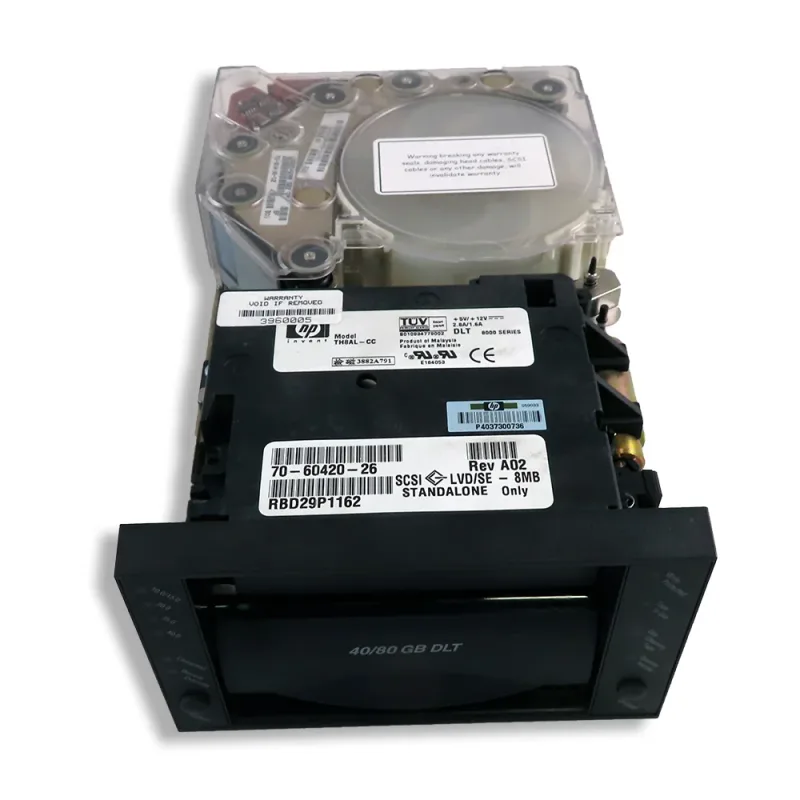 70-60420-02 - HP 40/80GB DLT8000 LVD/SE Internal Loader Ready for Tl891 Tape Library