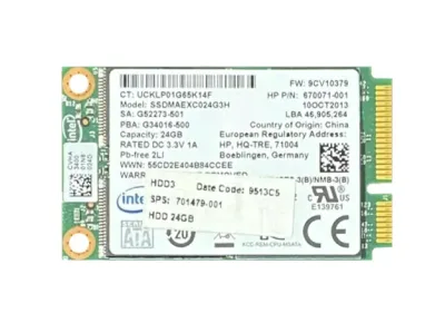 701479-001 - HP 24GB mSATA Solid State Drive