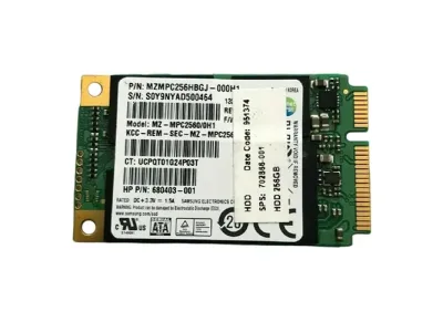 702888-001 - HP 256GB Multi-Level Cell mSATA 6Gb/s Solid State Drive