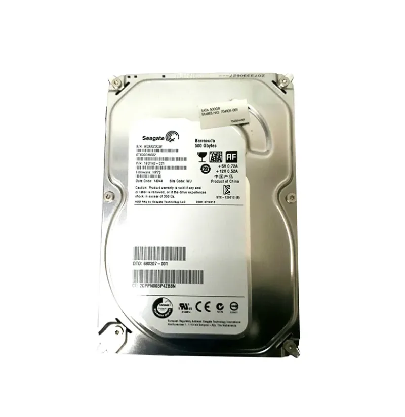 704921-001 - HP 500GB 7200RPM SATA 6Gb/s 3.5-inch Hard Drive