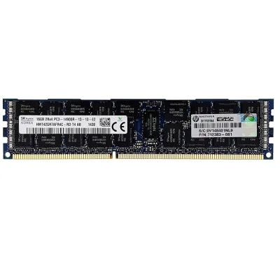 HPE 708637-B21#0D1 4GB PC3-14900 DDR3-1866MHz ECC Registered CL13 RDIMM Single-Rank Memory Module