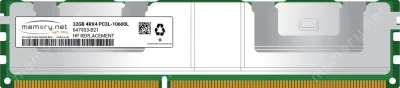HP 708643R-B21#0D1 32GB PC3-14900 DDR3-1866MHz ECC Registered CL13 LRDIMM Quad-Rank Memory Module