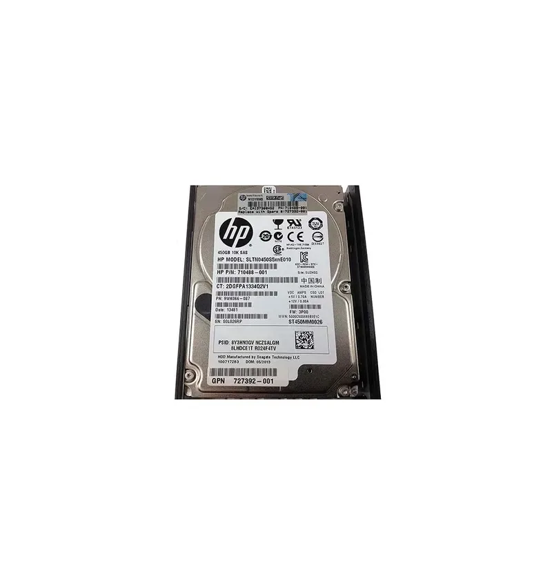 710488-001 - HP 450GB 10000RPM SAS 6Gb/s 2.5-inch SFF Hard Drive