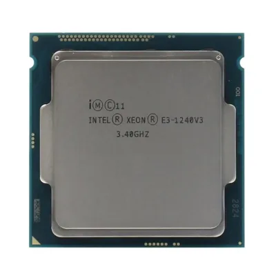 718253-B21 - HP 3.4GHz 5GT/s DMI 8MB L3 Cache Socket LGA1150 Intel Xeon E3-1240V3 Quad-Core Processor