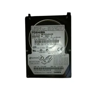 71P7502 - IBM 40GB 5400RPM ATA IDE 2.5-inch Hard Disk Drive
