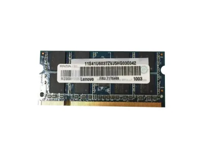 71Y8469 - Lenovo 2GB DDR2-667MHz non-ECC Unbuffered CL5 200-Pin SODIMM 1.8V Single Rank Memory Module
