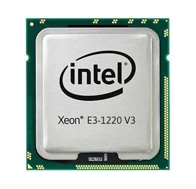 721864-004 - HP 3.10GHz 5GT/s DMI 8MB L3 Cache Socket LGA1150 Intel Xeon E3-1220v3 Quad-Core Processor