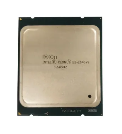 725974-B21 - HP 3.50GHz 8GT/s QPI 25MB L3 Cache Socket LGA2011 Intel Xeon E5-2643v2 6-Core Processor