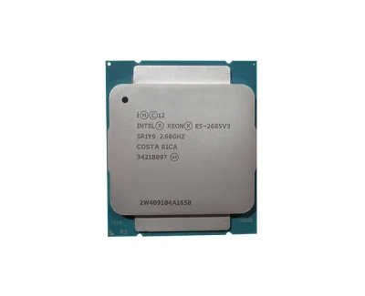 726998-B21 - HP 2.60GHz 9.60GT/s QPI 30MB L3 Cache Socket LGA2011-3 Intel Xeon E5-2685V3 12-Core Processor for ProLiant BL460c Gen9 Server