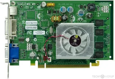 7300GS-256MD2 - Nvidia Geforce 7300 GS 256MB DDR2 PCI Express VGA DVI Video Graphics Card