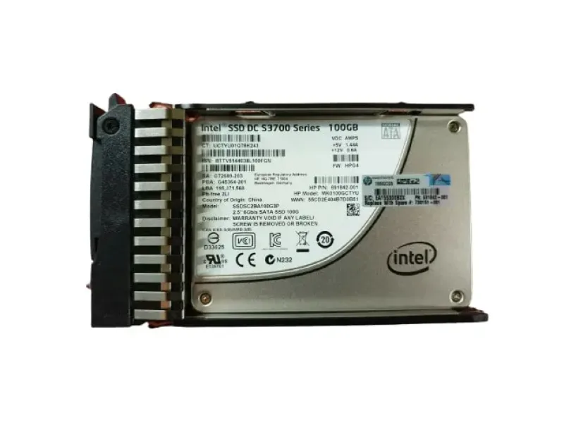 730151-001 - HP 100GB SATA 6GB/s Mainstream Endurance 2.5-inch Enterprise Solid State Drive
