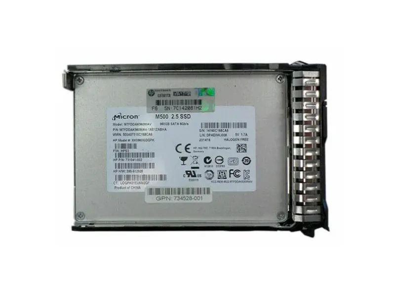 734528-001 - HP 960GB MLC SATA III 6Gb/s 2.5-inch Solid State Drive
