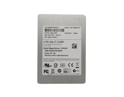 735313-001 - HP / LiteOn 128GB Multi-Level Cell SATA 6Gb/s 2.5-inch Solid State Drive