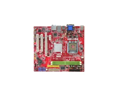 7366-010 - MSI P6NGM-FD Desktop Board nVIDIA GeForce 7100 Enhanced SpeedStep Technology Socket 775 1333MHz, 1066MHz, 800MHz, 533MHz FSB 4GB DDR2 SDRAM DDR2-800/PC2-6400, DDR2-667/PC2-5300, DDR2-533/PC2-4200 Micro ATX