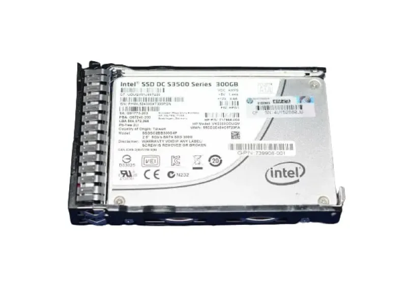739908-001 - HP 300GB SATA 6Gbps 2.5-inch Internal Solid State Drive