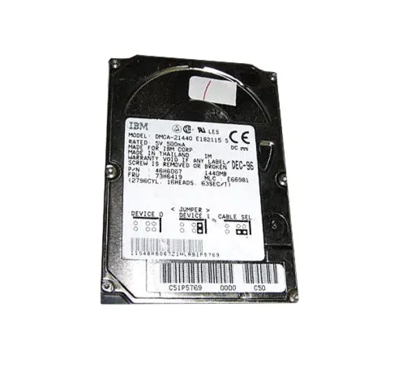73H6419 - IBM 1.3GB 4000RPM ATA/IDE 96KB Cache 2.5-inch Hard Drive