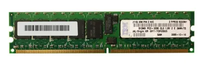 73P2865 - IBM 1GB Kit (2 X 512MB) DDR2-400MHz PC2-3200 ECC Registered CL3 240-Pin DIMM 1.8V Memory