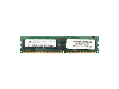 73P3236 - IBM 1GB Kit (2 X 512MB) DDR-400MHz PC3200 ECC Registered CL3 184-Pin DIMM Memory
