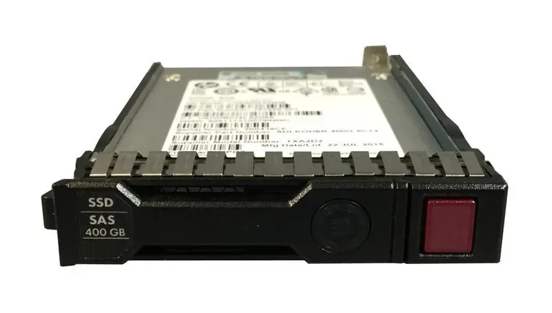 741170-001 - HP 400GB SAS 12Gb/s 2.5-inch High Endurance Solid State Drive with Smart Carrier