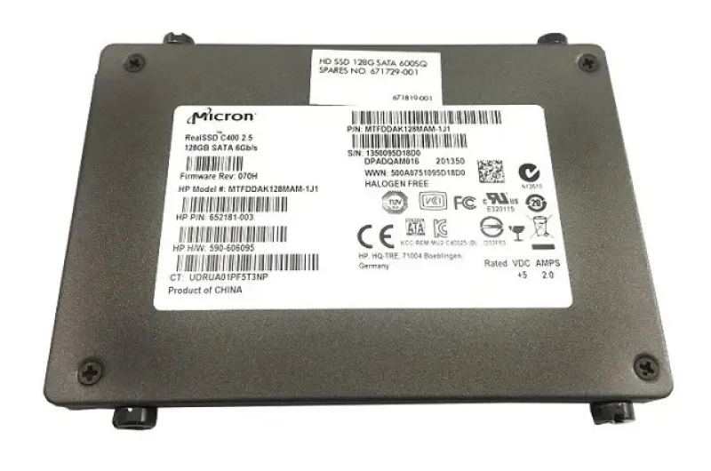 746140-001 - HP 128GB OPAL2 SED SATA 6Gb/s 2.5-inch Solid State Drive