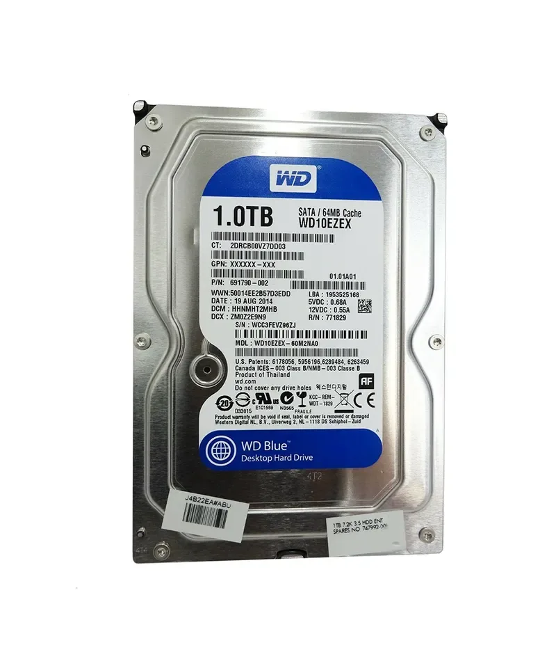 747992-001 - HP 1TB 7200RPM SATA 3Gb/s 3.5-inch Hard Drive