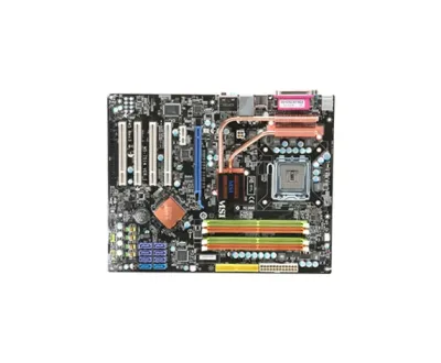 7514-010 - MSI P45 Neo3-FR Desktop Board Intel P45 Express Enhanced SpeedStep Technology Socket T 1333MHz, 1066MHz, 800MHz FSB 16GB DDR2 SDRAM DDR2-800/PC2-6400, DDR2-667/PC2-5300 ATX