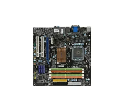 7530-010 - MSI P7NGM-Digital Desktop Board nVIDIA, GeForce 9300 Enhanced SpeedStep Technology Socket T 1333MHz, 1066MHz, 800MHz FSB 16GB DDR2 SDRAM DDR2-800/PC2-6400, DDR2-667/PC2-5300 SLI Micro ATX
