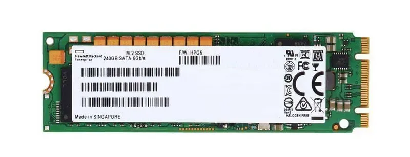 755510-001 - HP 240GB Multi-Level Cell (MLC) SATA 6Gb/s M.2 2280 Solid State Drive
