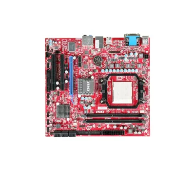 760GTM-P33 - MSI Desktop Board AMD 760G HyperTransport Technology Socket AM2+ 2600MHz, 1000MHz, 800MHz HT 8GB DDR2 SDRAM DDR2-1066/PC2-8500, DDR2-800/PC2-6400, DDR2-667/PC2-5300 CrossFireX Micro ATX