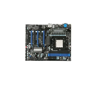 7612-XXX - MSI NF980-G65 Desktop Board nVIDIA nForce 980a SLI HyperTransport Technology AM3 800MHz HT 16GB DDR3 SDRAM DDR3-1600/PC3-12800, DDR3-1333/PC3-10600, DDR3-1066/PC3-8500, DDR3-800/PC3-6400 SLI ATX