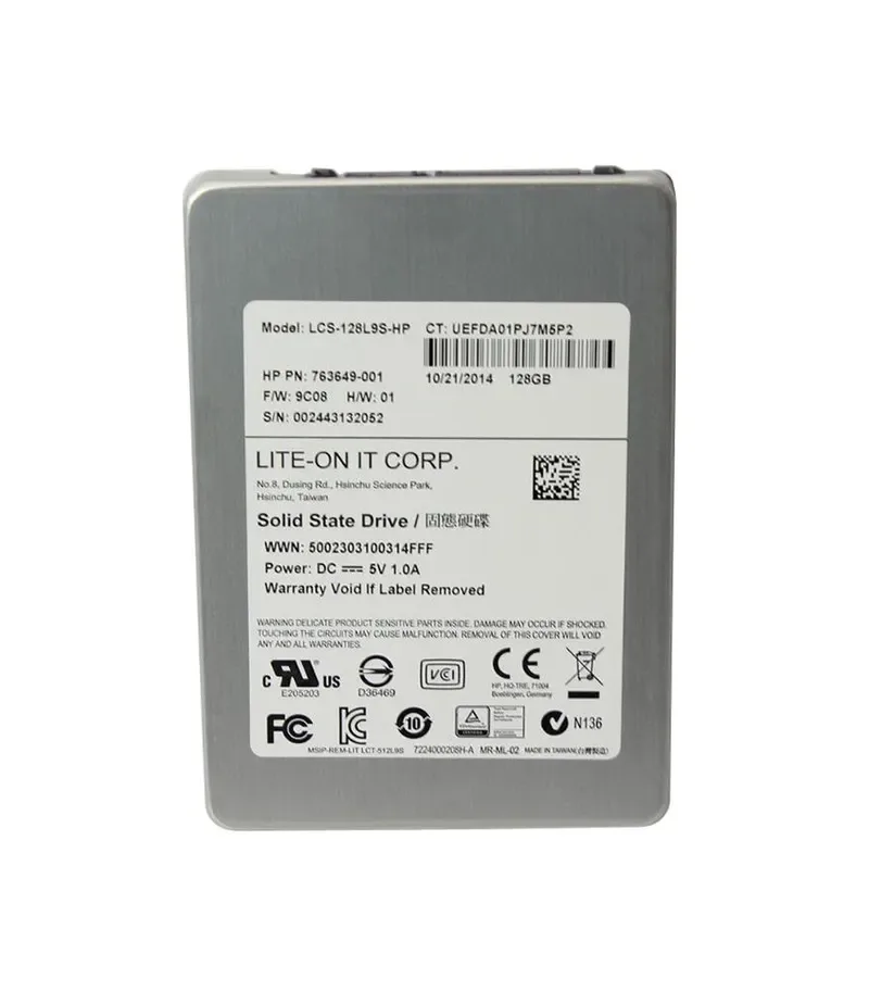 763649-001 - HP 128GB SATA 6Gb/s 2.5-inch Solid State Drive