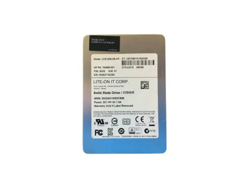 763650-001 - HP 256GB Multi-Level Cell SATA 6Gb/s 2.5-inch Solid State Drive