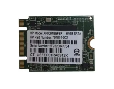 764074-002 - HP 64GB MLC SATA 6Gb/s M.2 2230 Solid State Drive