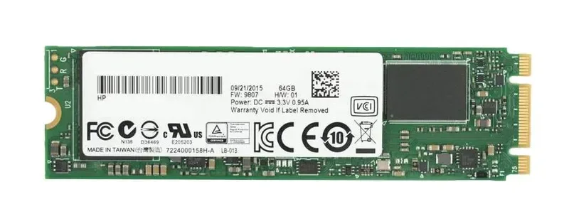 764434-001 - HP 64GB SATA 6Gb/s M.2 2280 Solid State Drive