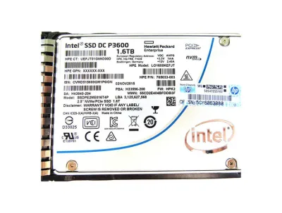 765033-003 - HP 1.6TB NVMe x4 Lanes PCI-E Mixed Use SC2 2.5-inch Solid State Drive