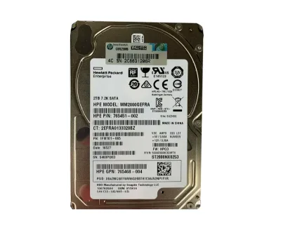765468-004 - HP 2TB 7200RPM SATA 6Gb/s SC 2.5-inch Hard Drive