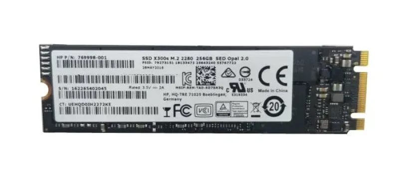 769998-001 - HP 256GB Multi Level Cell SATA 6Gb/s (SED) M.2 2280 Solid State Drive