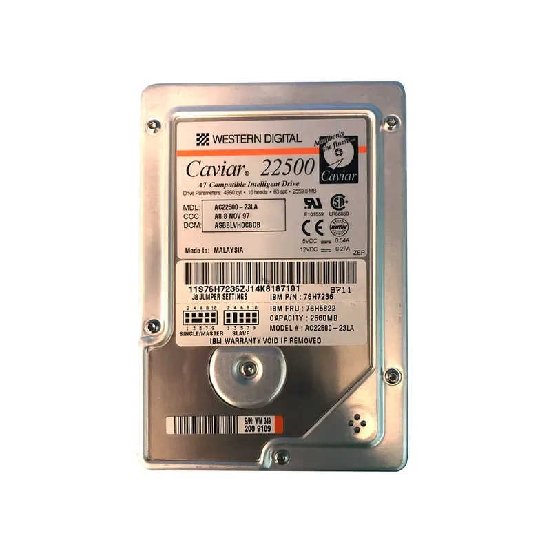76H5822 - IBM 2.5GB 5400RPM ATA-33 256KB Cache 3.5-inch Hard Drive