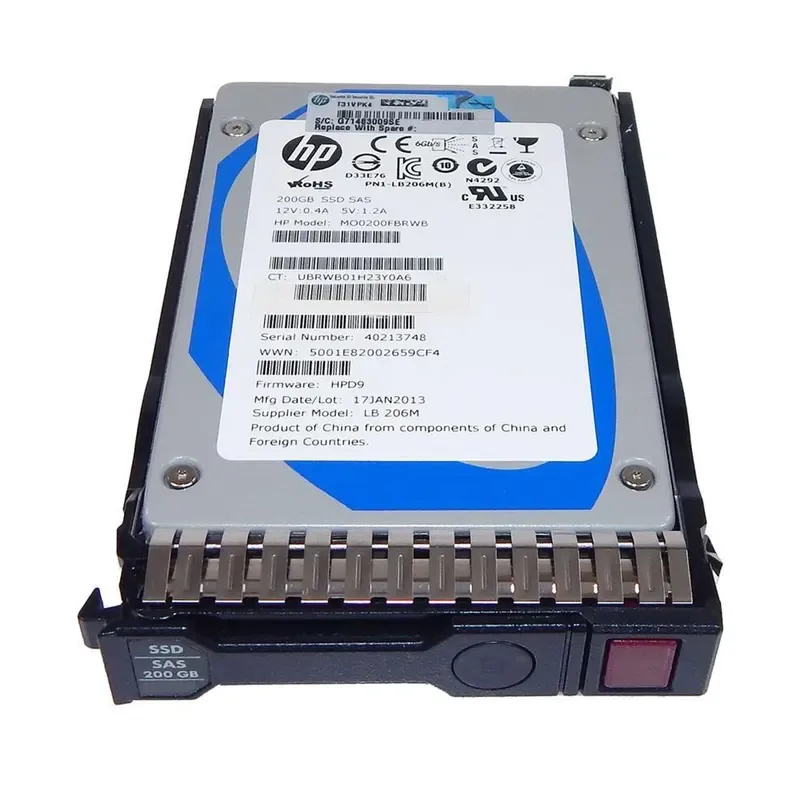 779164-S21 - HP Value Endurance Enterprise Mainstream 200GB SAS 12Gb/s 2.5-inch Solid State Drive