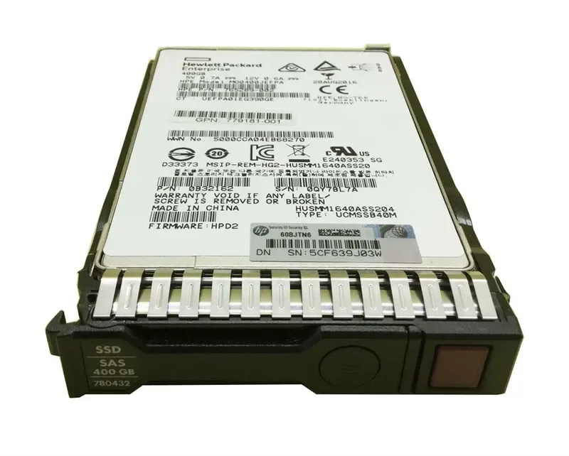 779181-001 - HP 400GB SAS 12Gb/s 2.5-inch SFF Hard Drive