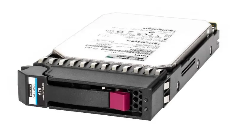 787335-001 - HP 6TB 7200RPM SAS 6GB/s Hot-Pluggable 64MB Cache 3.5-inch Hard Drive