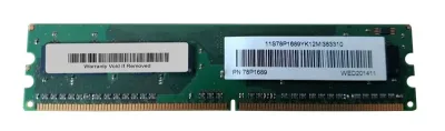 78P1689 - IBM 1GB DDR2-800MHz PC2-6400 non-ECC Unbuffered CL6 240-Pin DIMM Single Rank Memory Module