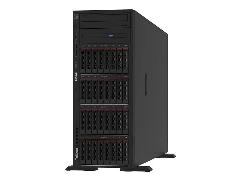 Lenovo 7D7A1009NA ThinkSystem ST650 V3 1x Xeon Silver 4410T 10-Core 2.70GHz 1x 32GB TruDDR5 8-Bays SAS SFF 9350-8i Controller 1x 750W PSU Tower Server. In Stock