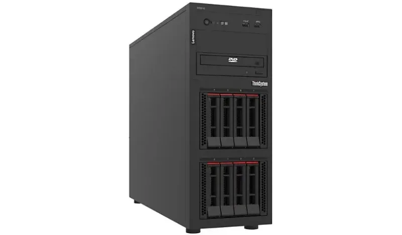 Lenovo 7DCEA023NA ThinkSystem ST250 V3 1x Xeon E-2434 Quad-Core 3.40GHz 1x 16GB TruDDR5 4-Bays LFF Serial ATA 600 Controller 1x 300W PSU Tower Server. In Stock