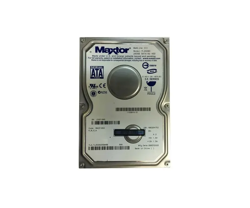 7L250S005BHRB - Maxtor MaXLine III 250GB 7200RPM SATA 1.5Gb/s 16MB Cache 3.5-inch Hard Drive